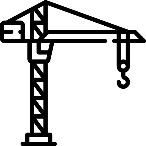 Строительный кран вектор