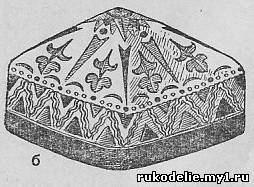 Раскраска тюбетейка Татарская для детей