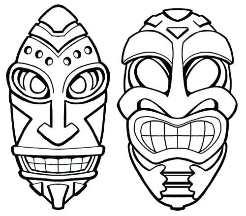 Узоры на африканских масках