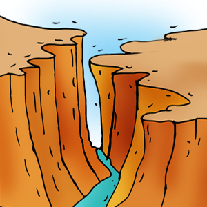 Мультяшный каньон