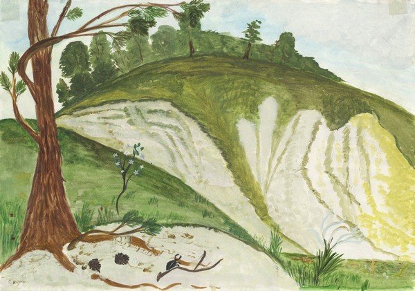 Нарисовать овраг