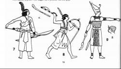 Воин древнего Египта рисунок