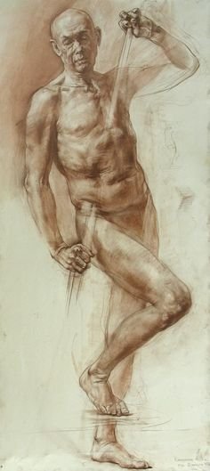 Рисунок Академии художеств Репина натура