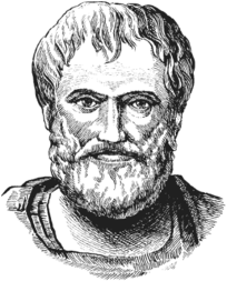 Аристотель портрет чб