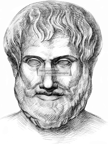 Карандашный портрет Аристотель