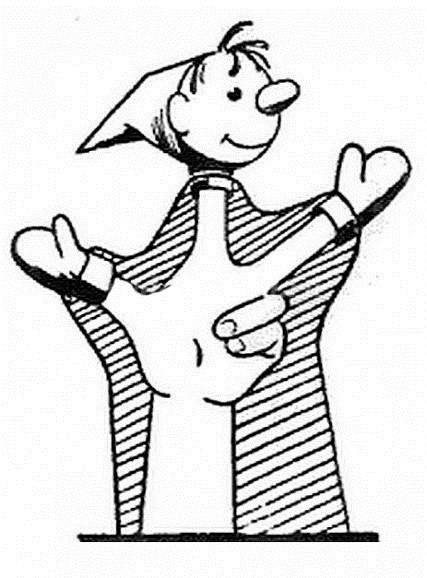 Эскиз куклы для театра