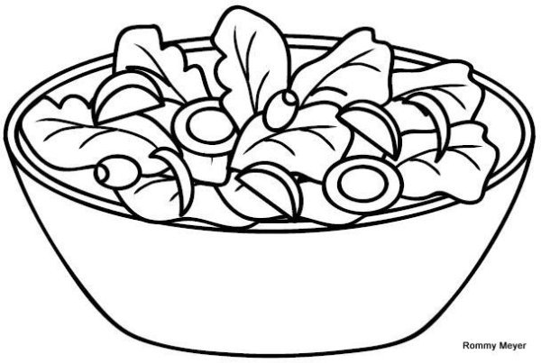 Салат рисунок