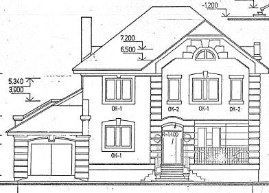 Фасады домов схемы