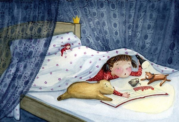 Чтение под одеялом