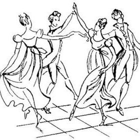 Танец мазурка рисунок