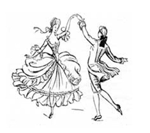 Менуэт схема танца