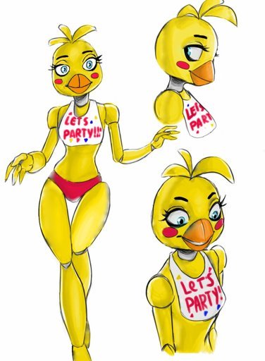 ФНАФ рисунки чики