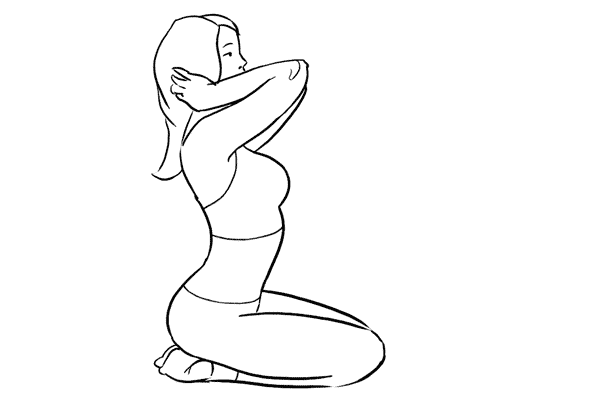 Девушка в толстовке арт