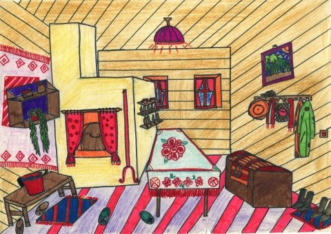 Декор и убранство русской избы