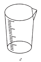 Мерный стакан схематично