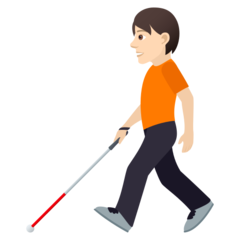 Эмодзи белая трость