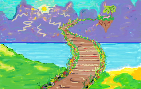 Любимые природные места рисунок