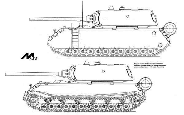 Танки сбоку чертежи