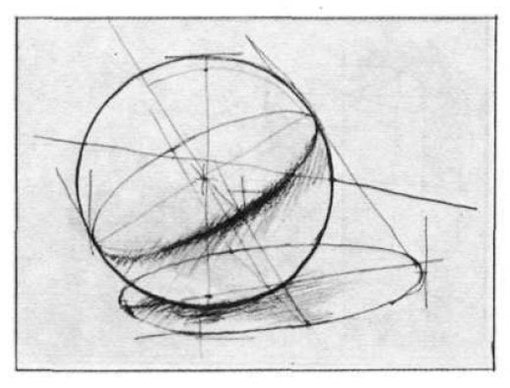 Линейно конструктивное построение шара
