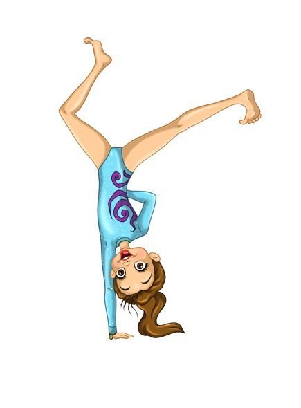 Детские рисунки гимнасток