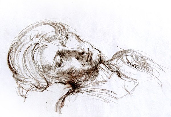 Кофейная живопись гризайль