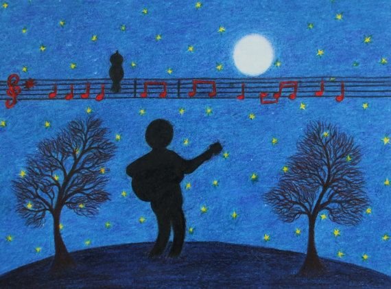 Рисунок музыкальный вечер