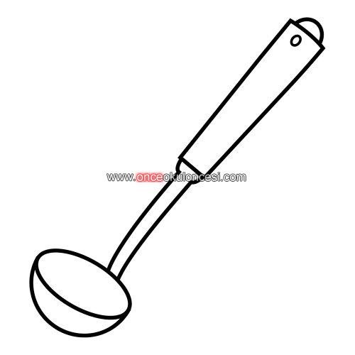 Половник раскраска