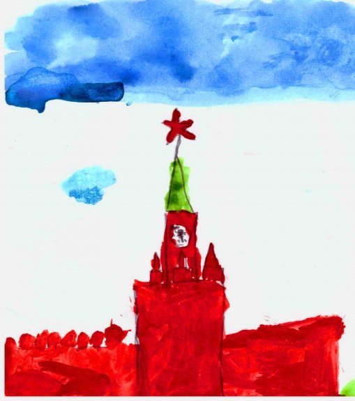 Рисование Кремль