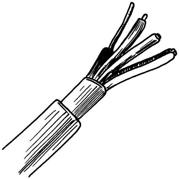 Кабель зарисовка