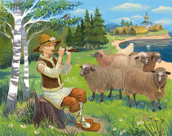 Художник Виктор Служаев