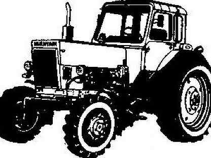 Раскраска трактора МТЗ 80 МТЗ 82