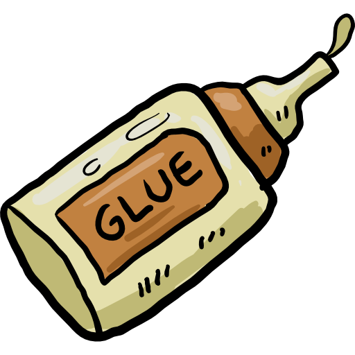 Клей мультяшный