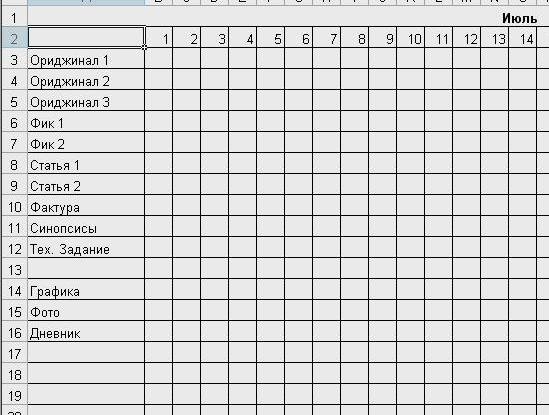 Схема в таблице по информатике