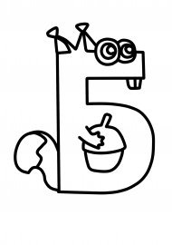 Живая буква б раскраска