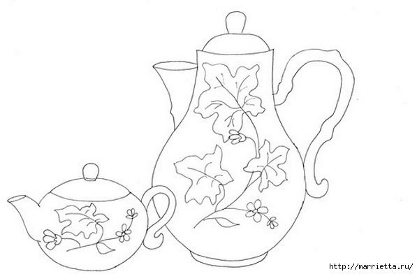 Рисунок сервиз (49 фото)