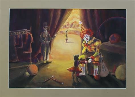 Рисунок на тему закулисье