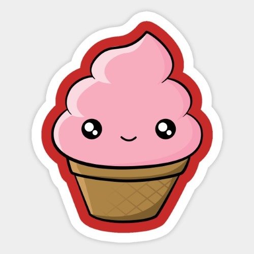 Каваи рисунки для срисовки еда