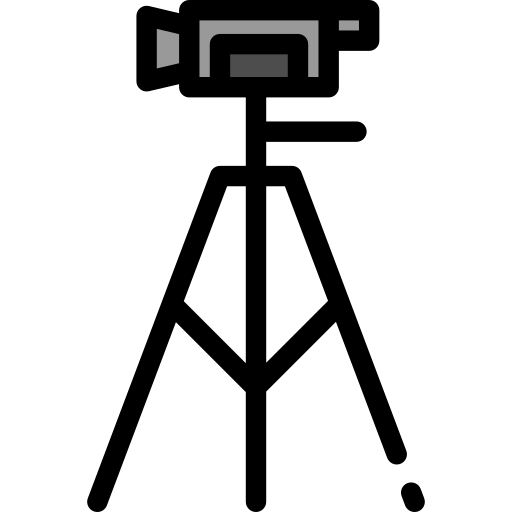 Камера на штативе вектор