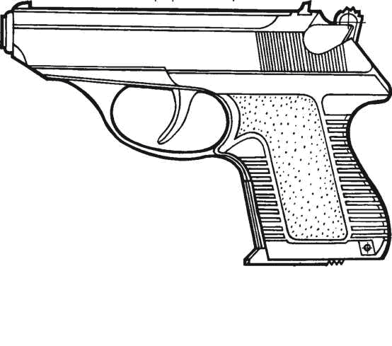 Пистолет Макарова чертеж