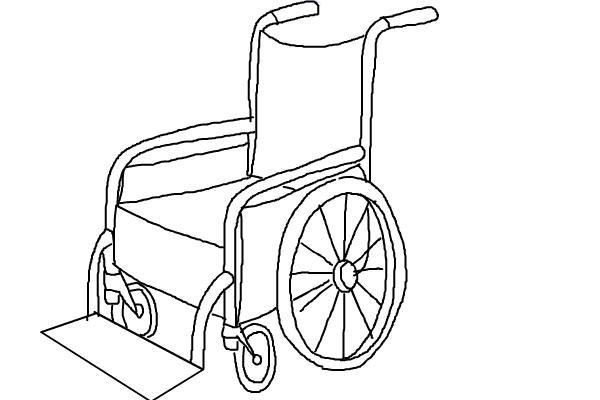 Коляски инвалидные для рисование