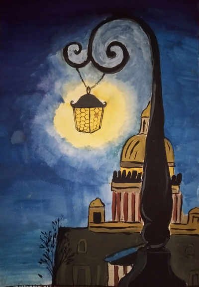 Петербург при свете фонарей конкурс