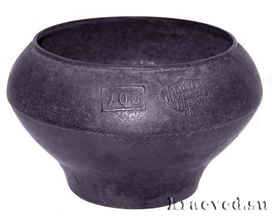 Старинный чугунок Мальцов