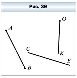 Пересекаются ли изображенные на рисунке 40 1 прямая МР