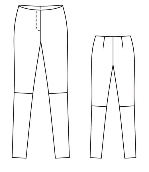 Бурда кожаные брюки