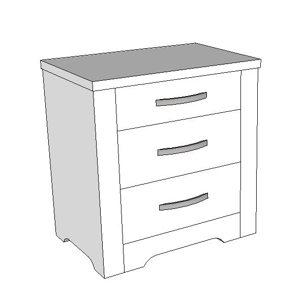 Нарисовать комод