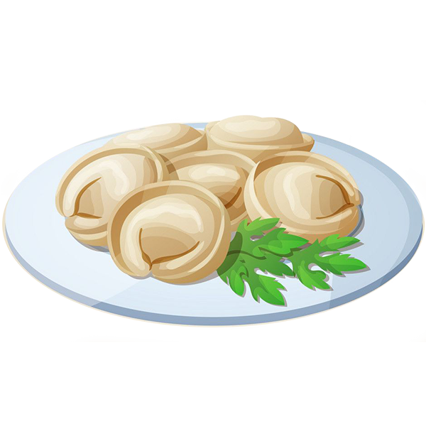 Пельмени нарисованные