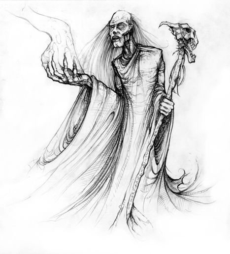 Скетчи персонажей фэнтези