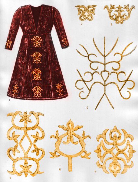 Осетинский костюм рисунок (49 фото)