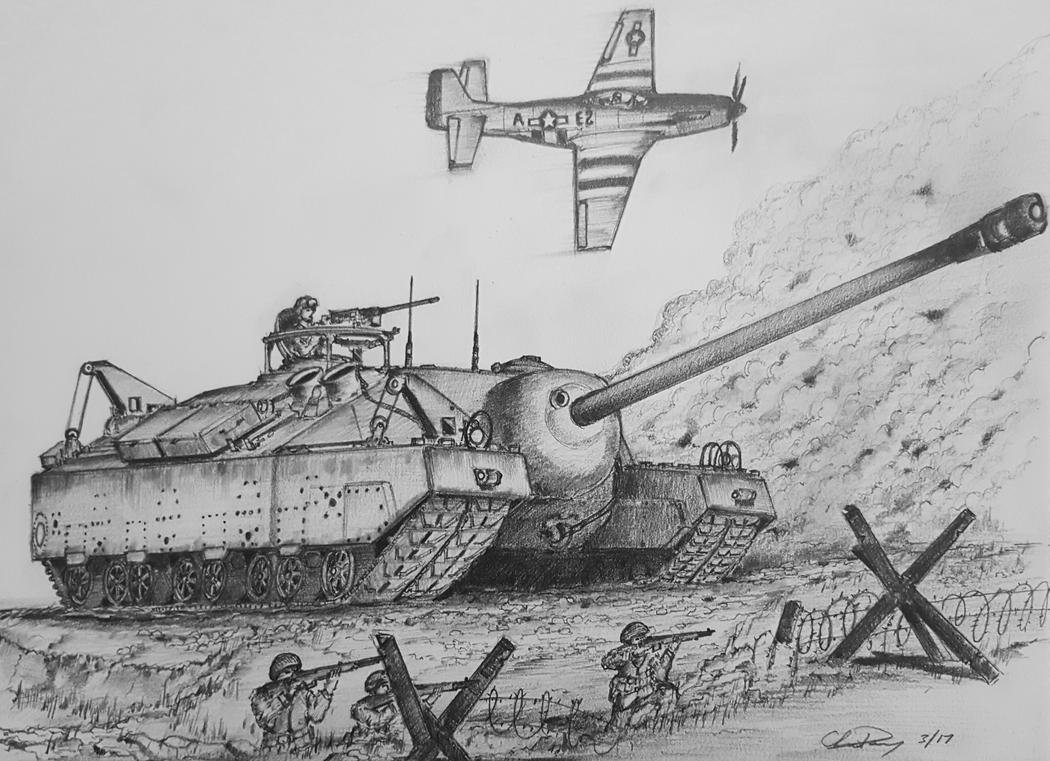 Зарисовка танка