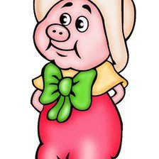 Поросенок Фунтик в шляпе